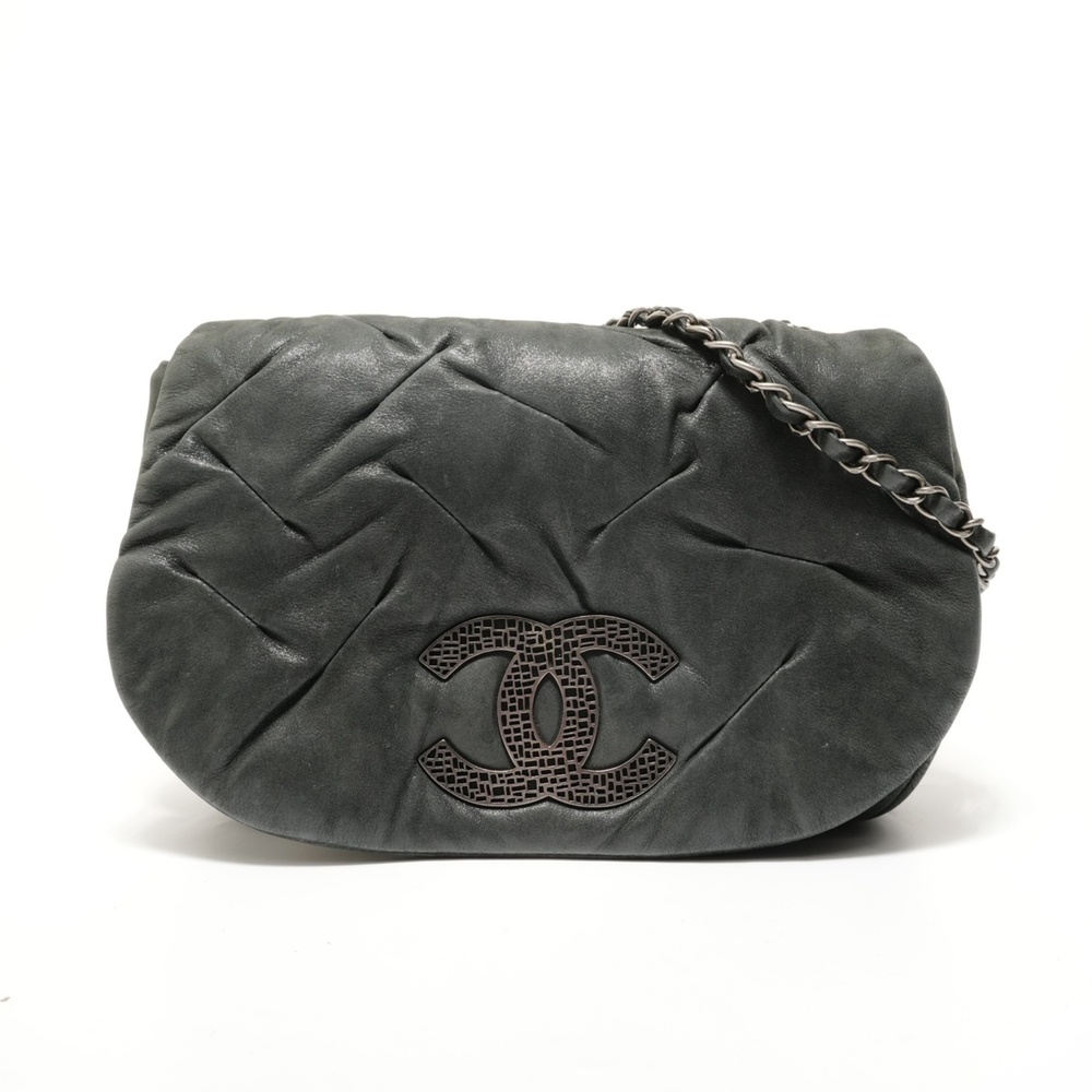 Chanel Coco Mark Shoulder Bag, Black